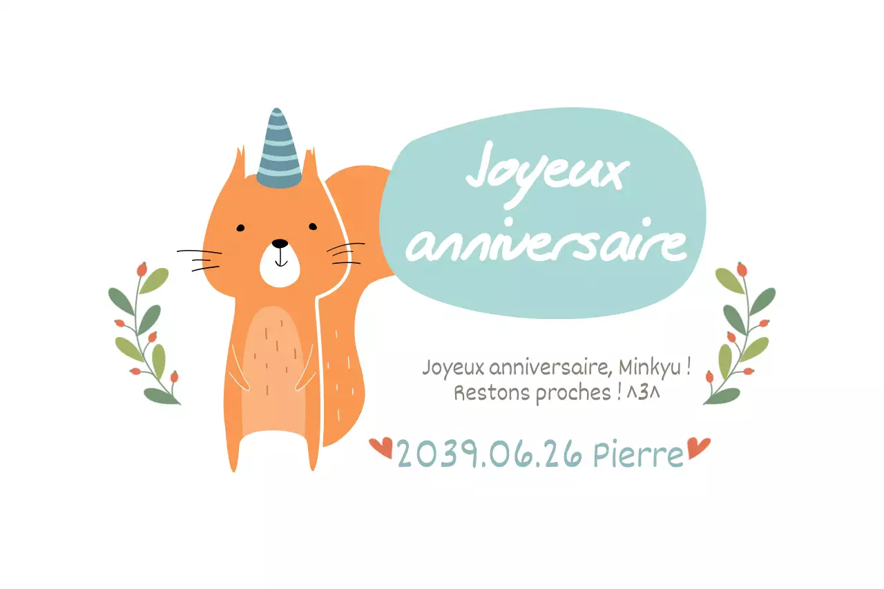 Joyeux anniversaire