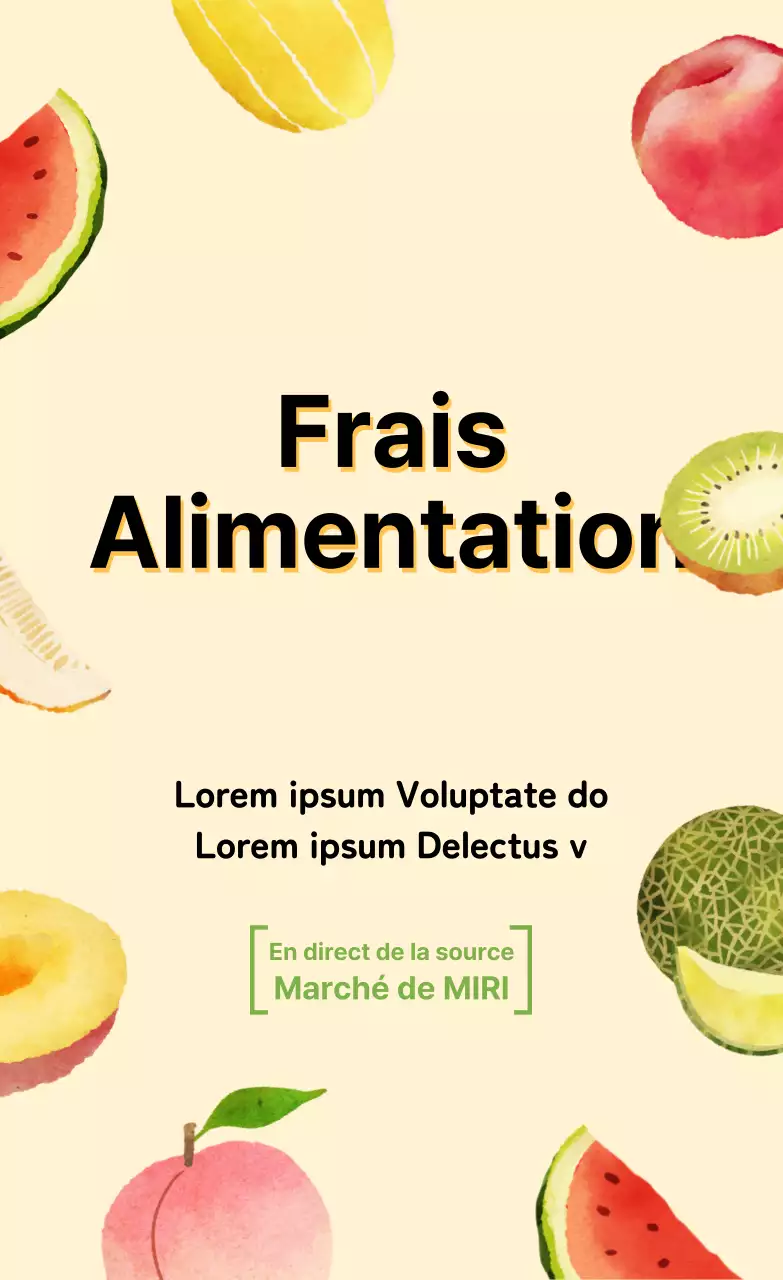Autocollants illustrés sur les aliments frais