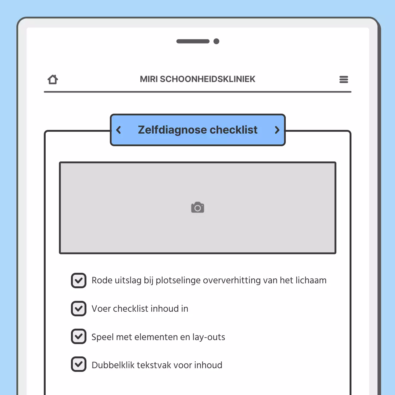 Promoot je ziekenhuis met een schattig mobiel concept in lichtblauw
