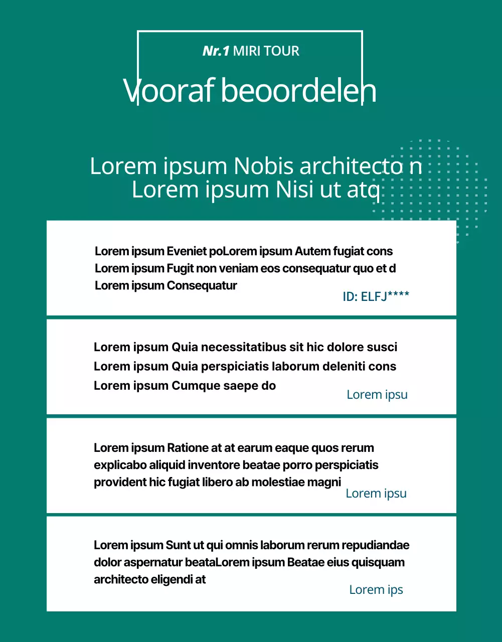 Autoverhuur met een luxueus blauw brochureconcept