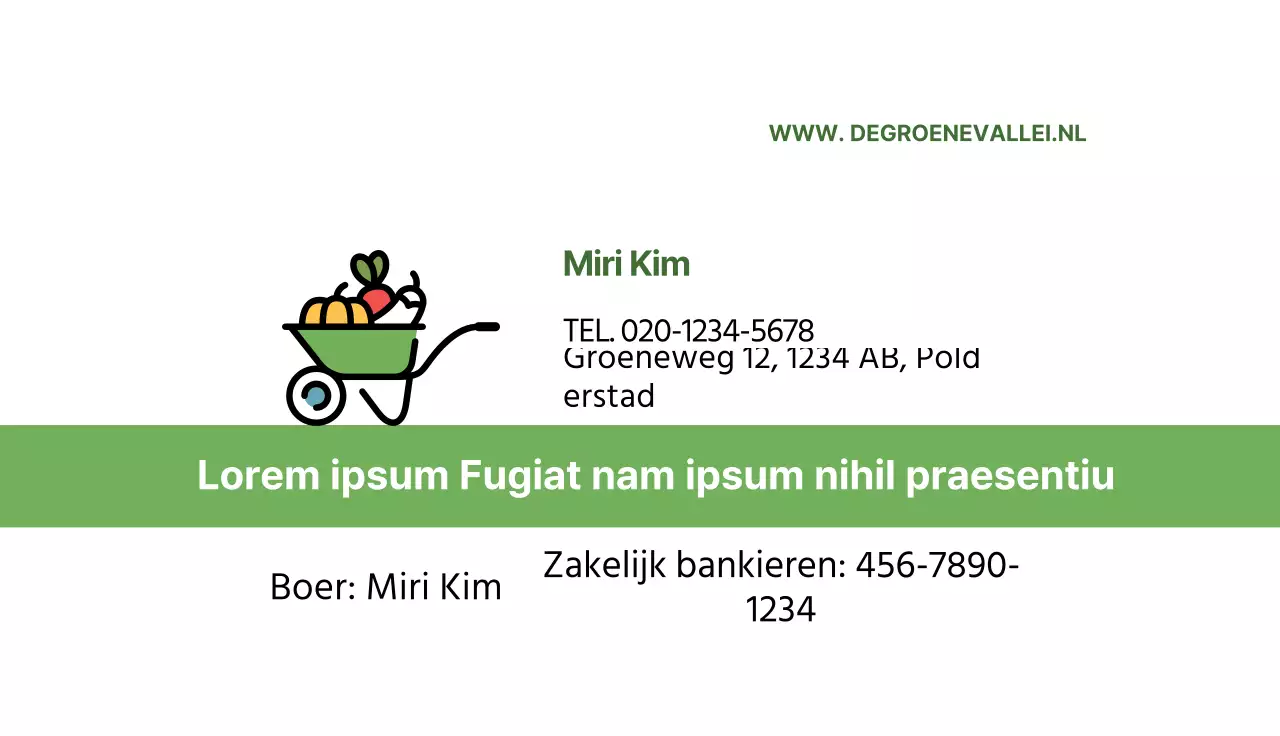 Groene Illustratie Keurige Boerderij