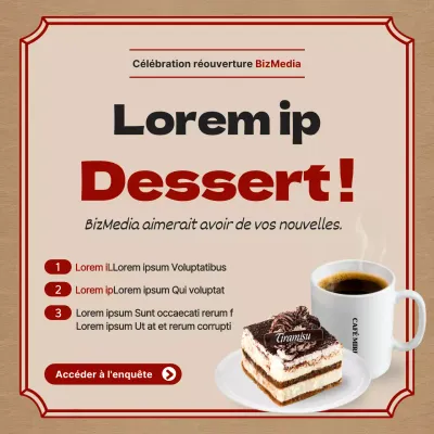 Enquête photographique sur les desserts bruns et rouges