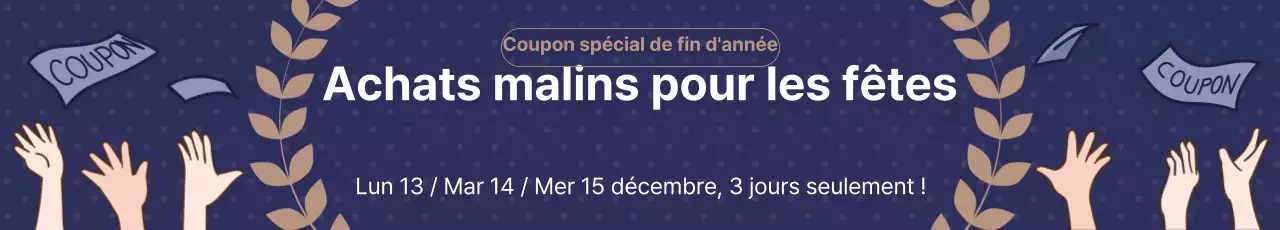 La joie des fêtes de fin d'année