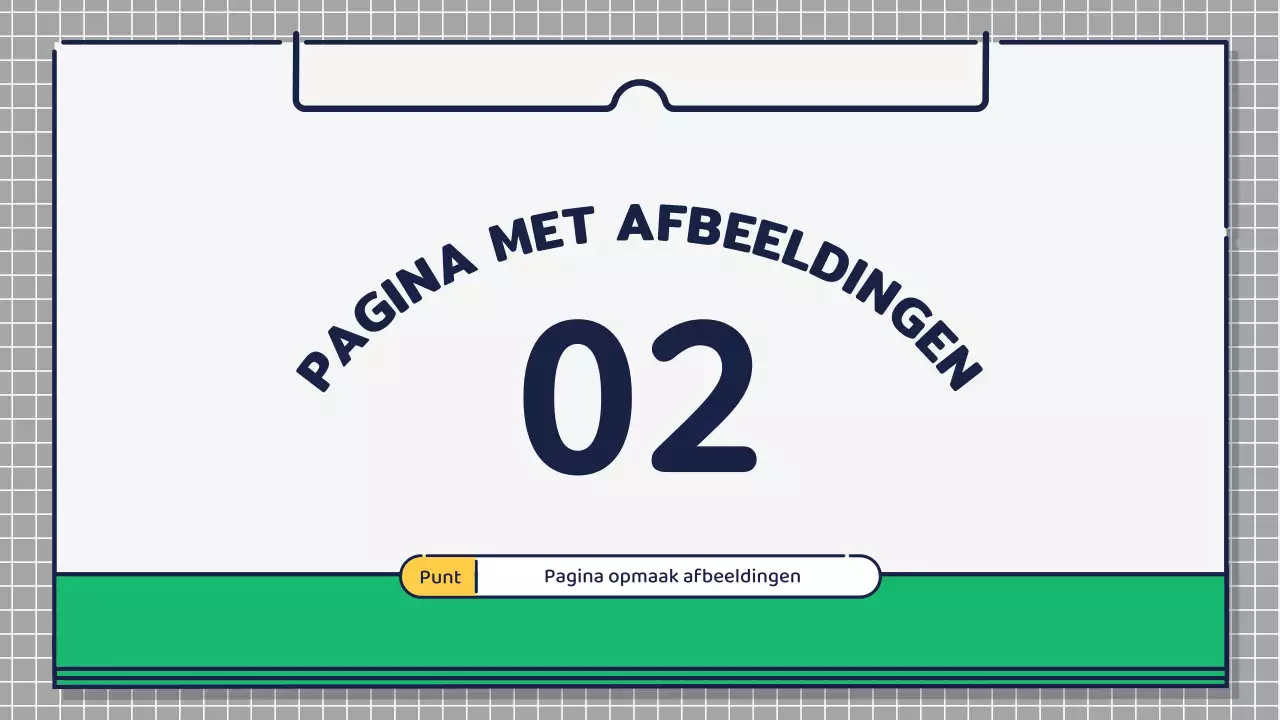 Presentatie over het ontwerpen van schattige basispictogrammen in groen en geel