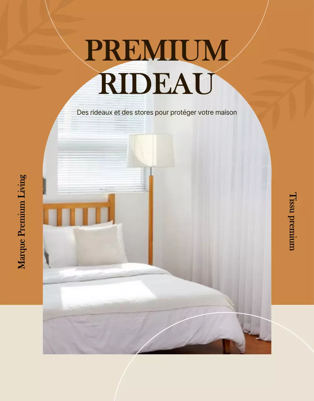 Page de détail des rideaux d'automne