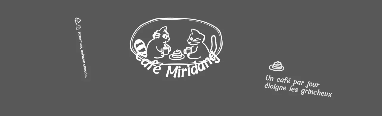 Porte-gobelet pour Typo Cafe