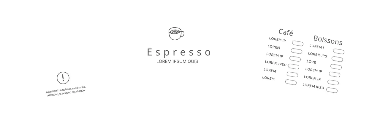 Illustration de café mignon, porte-gobelet de café