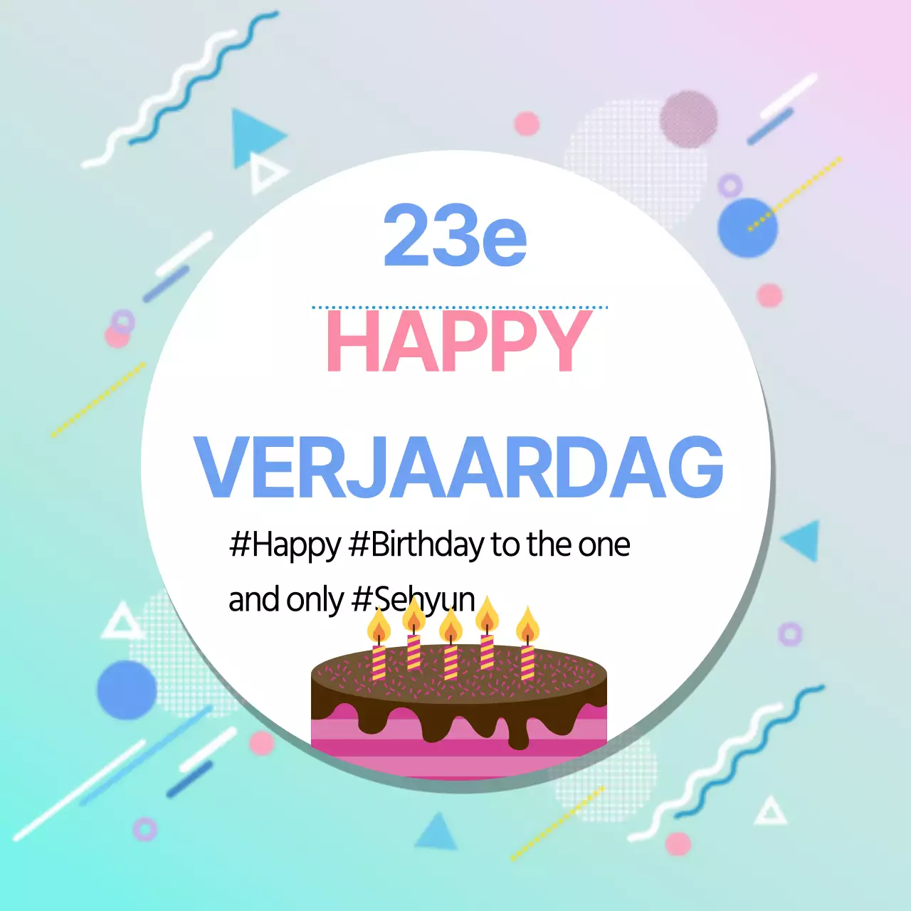 Hartelijk gefeliciteerd met je verjaardag