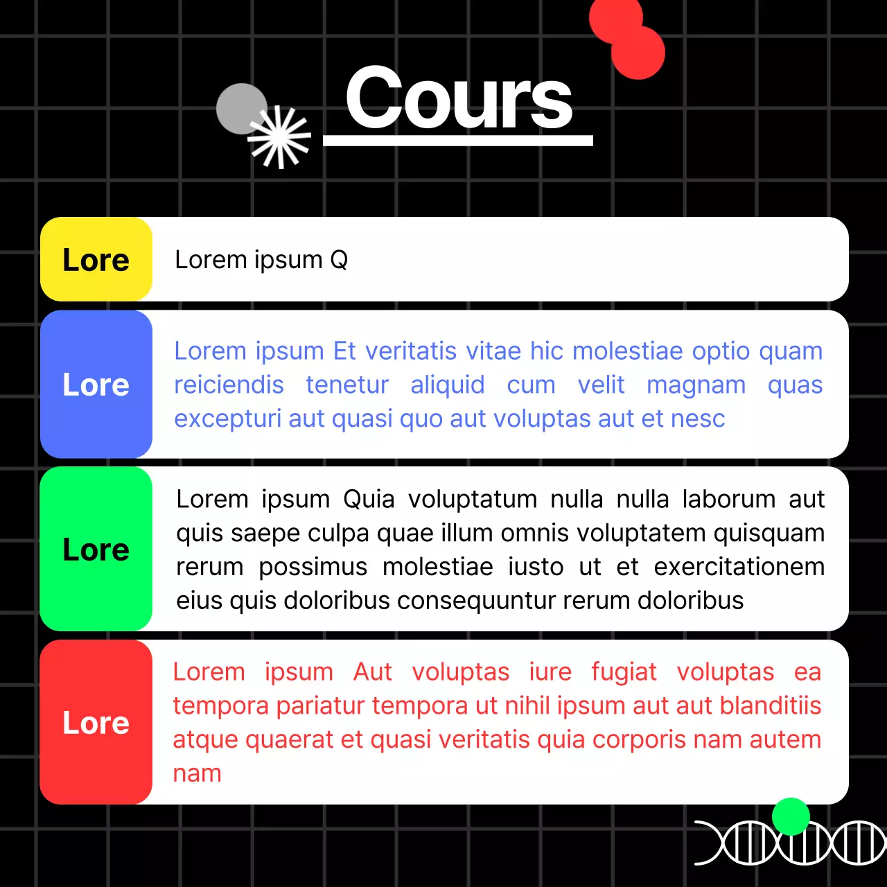 À propos du département des biomatériaux aux couleurs vives
