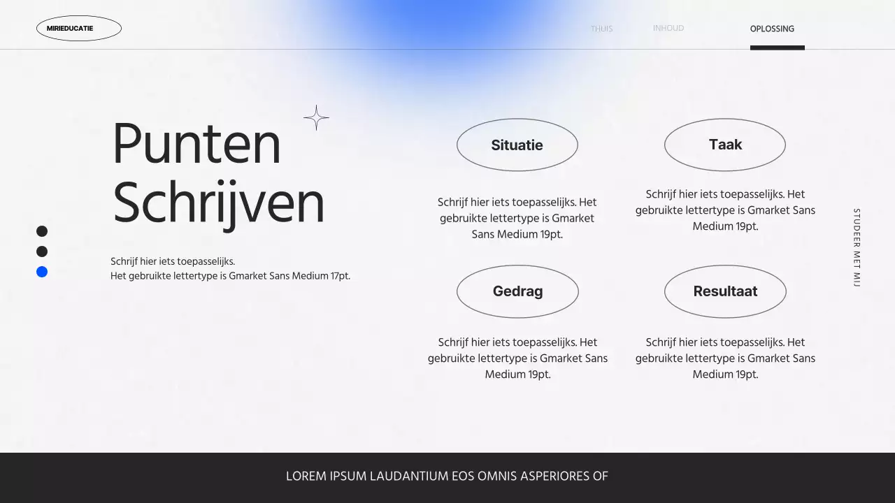 Kitscherige projectopdracht met paarse kleurverlopen