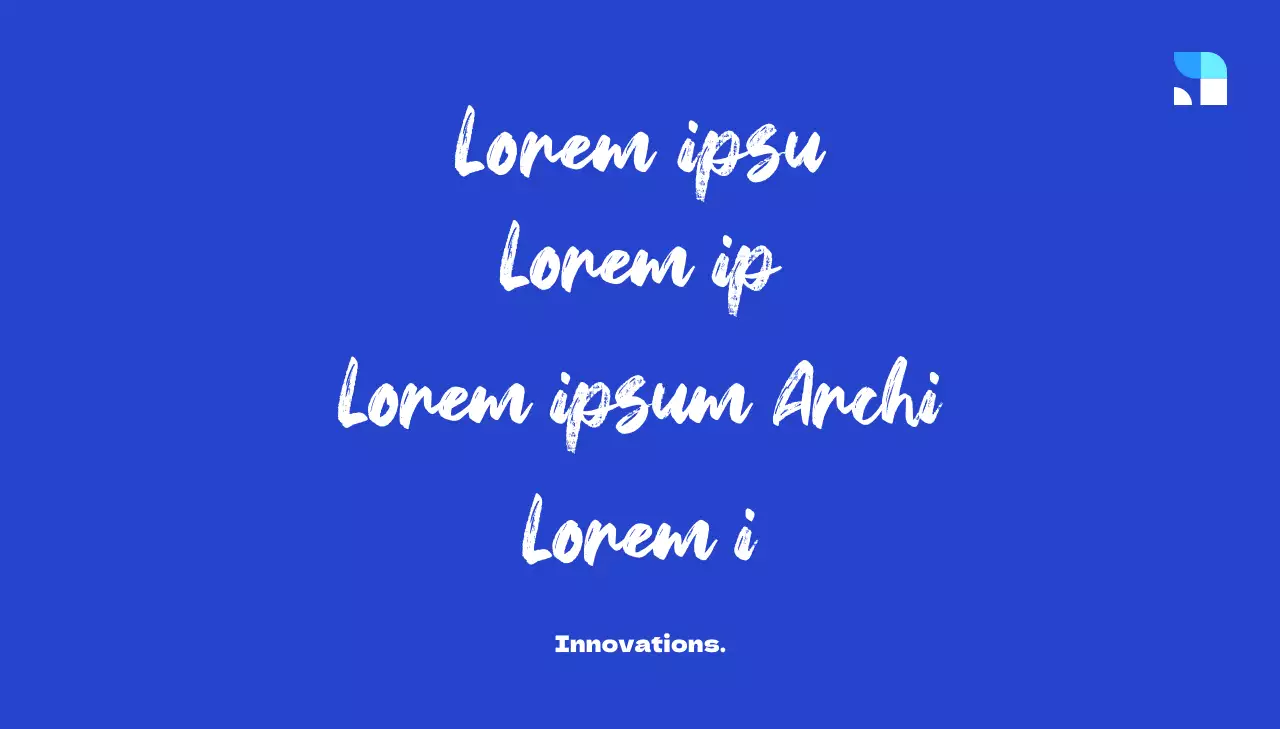 Conception simple avec des titres d'emploi en cursive surlignés en bleu