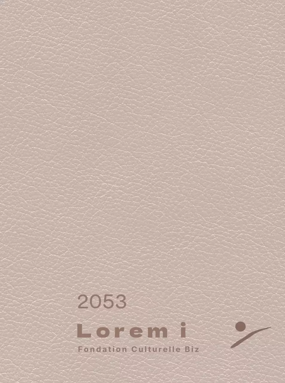 Couverture de l'agenda avec le logo de la Fondation culturelle en texte rose