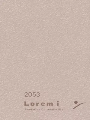 Couverture de l'agenda avec le logo de la Fondation culturelle en texte rose