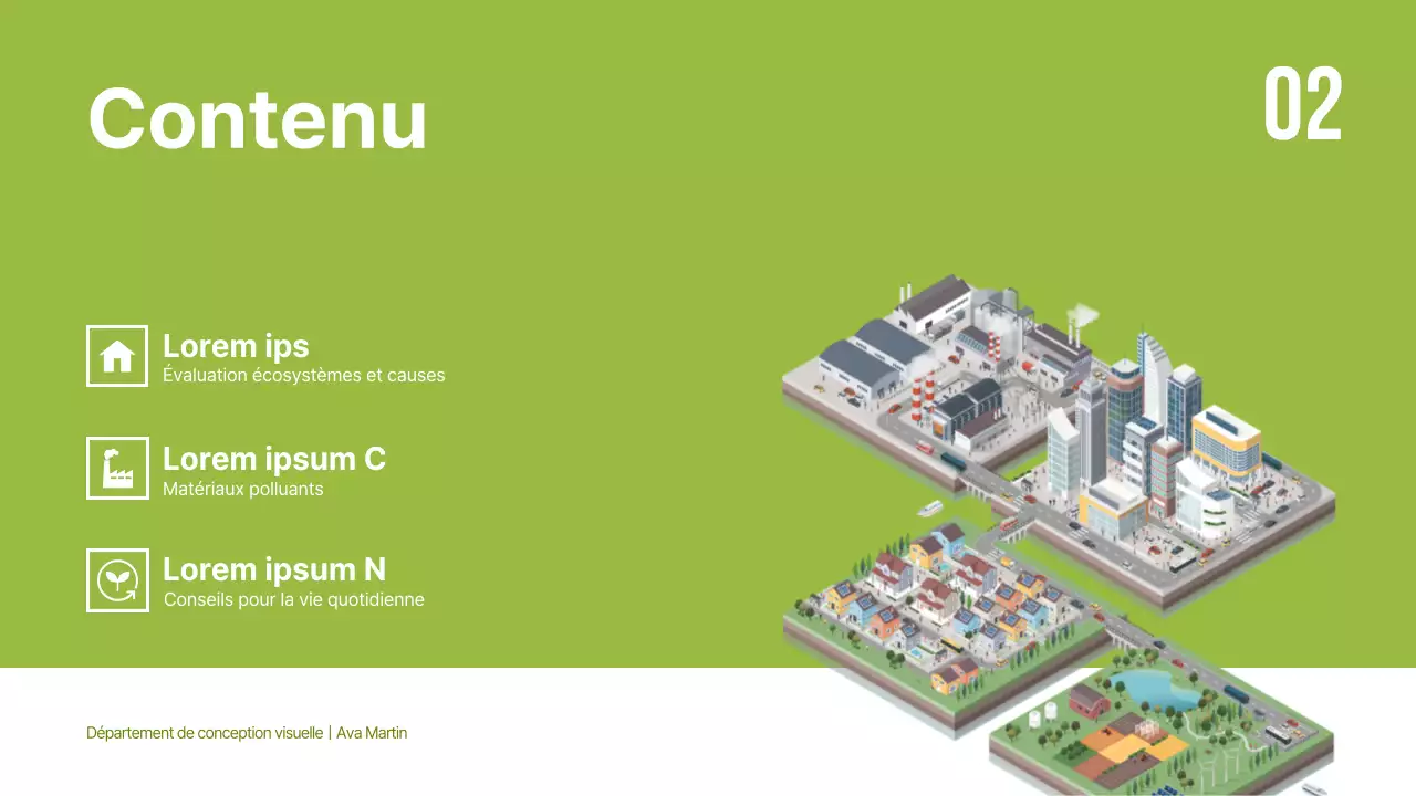 Création d'un globe vert