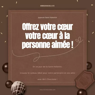 Un flux Instagram chocolaté et classe pour la Saint-Valentin