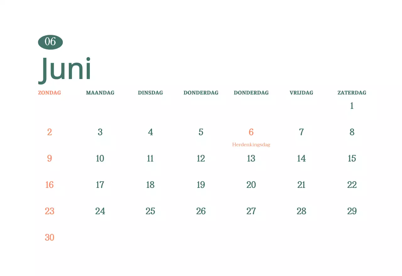 Cafékalender met aanbevelingen voor drankjes van de maand