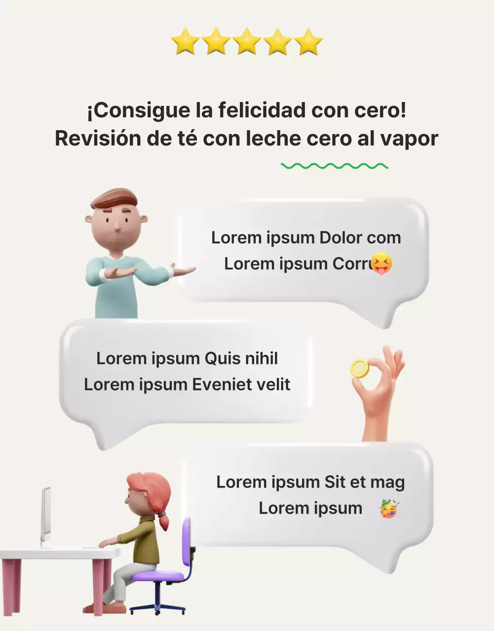 Promover el té verde, simple y sin leche