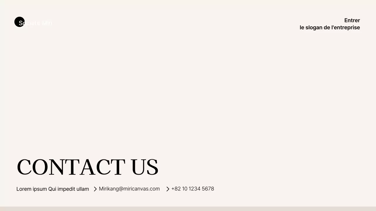 Style professionnel simple en beige et marron