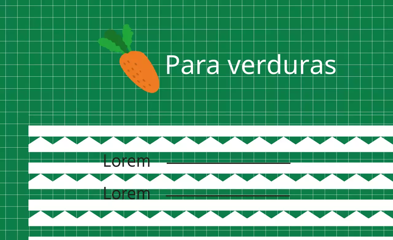 Para verduras
