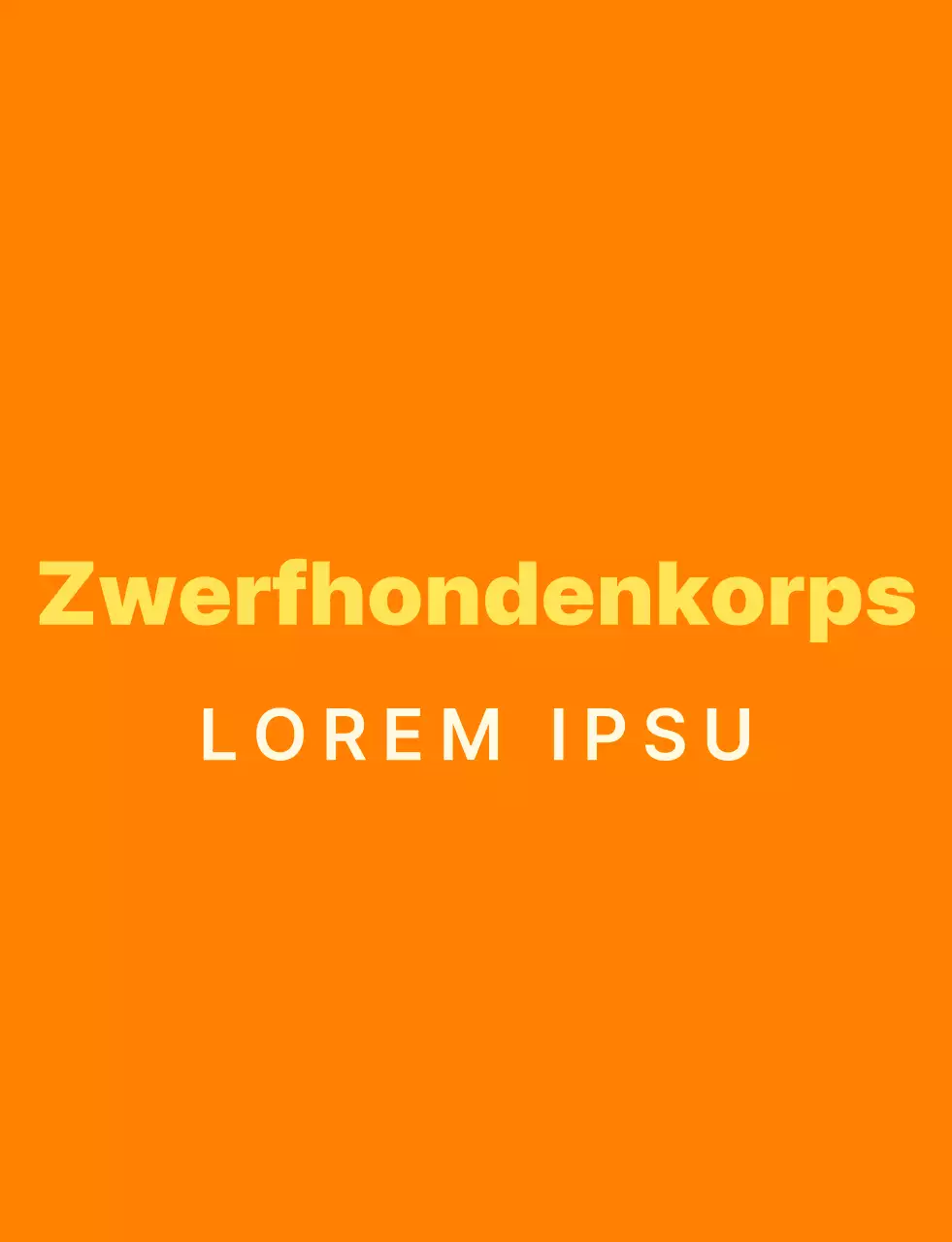 Eenvoudig hartvormig logo in oranje en felgeel Outreach-centrum organisatie