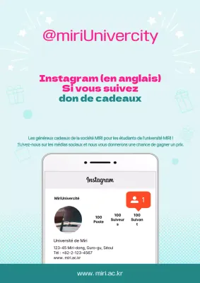 L'Université de Miri organise un événement d'amitié sur Instagram