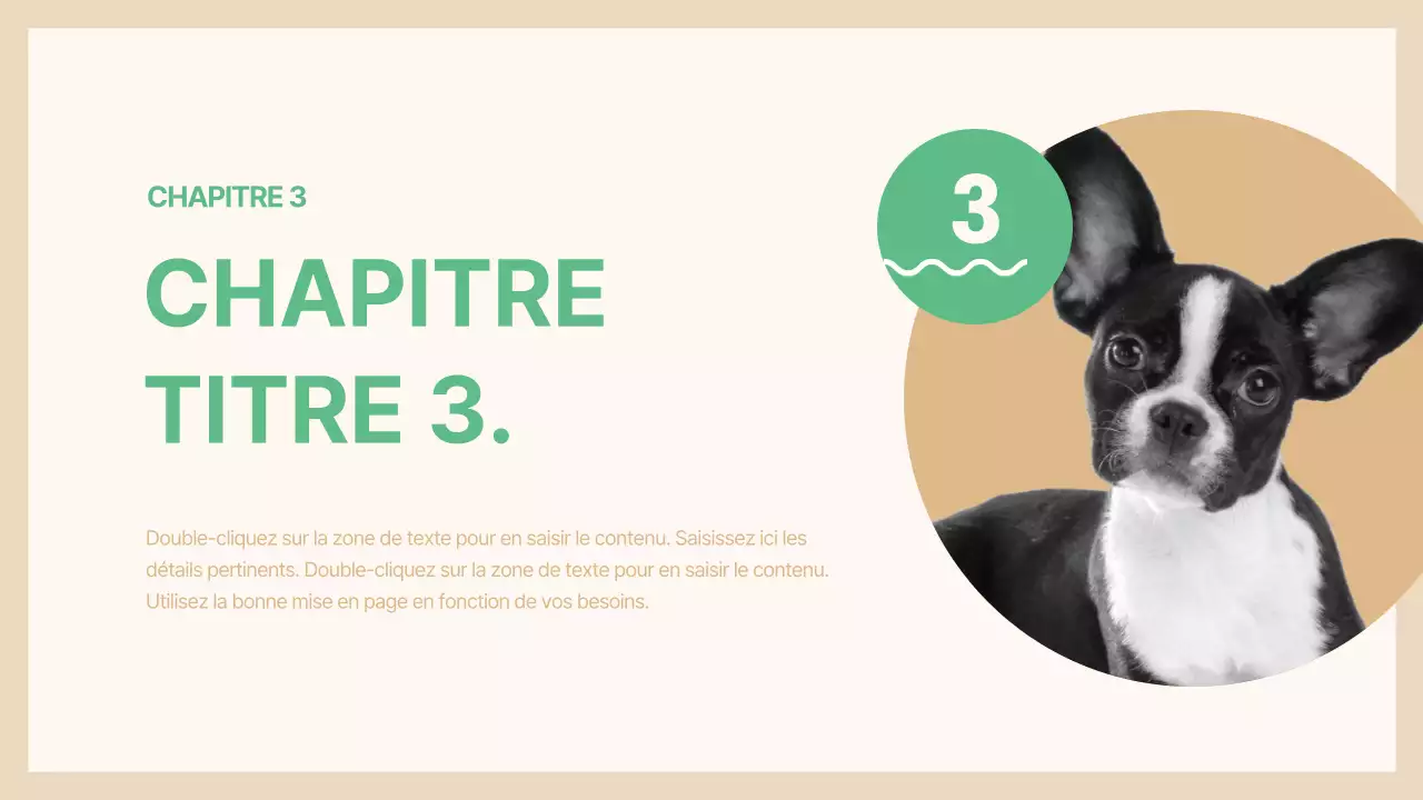 Présentation des animaux de compagnie