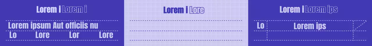 Modèle simple de concept de réception en bleu marine et mauve