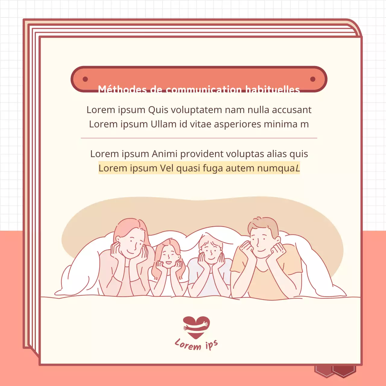 Livret de famille illustréDialogue conceptuel entre parents et enfants