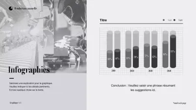 Production annuelle simple en monotone noir et gris