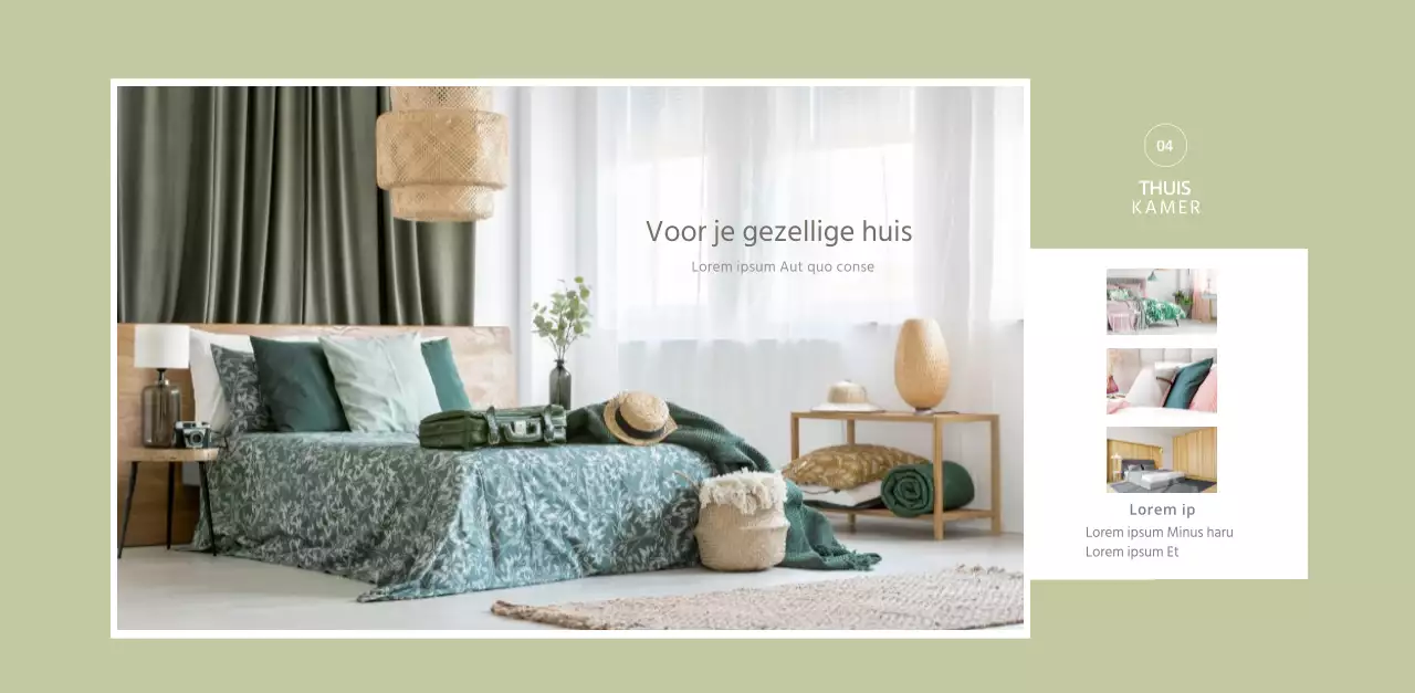 Witte strakke stijl interieur kalender