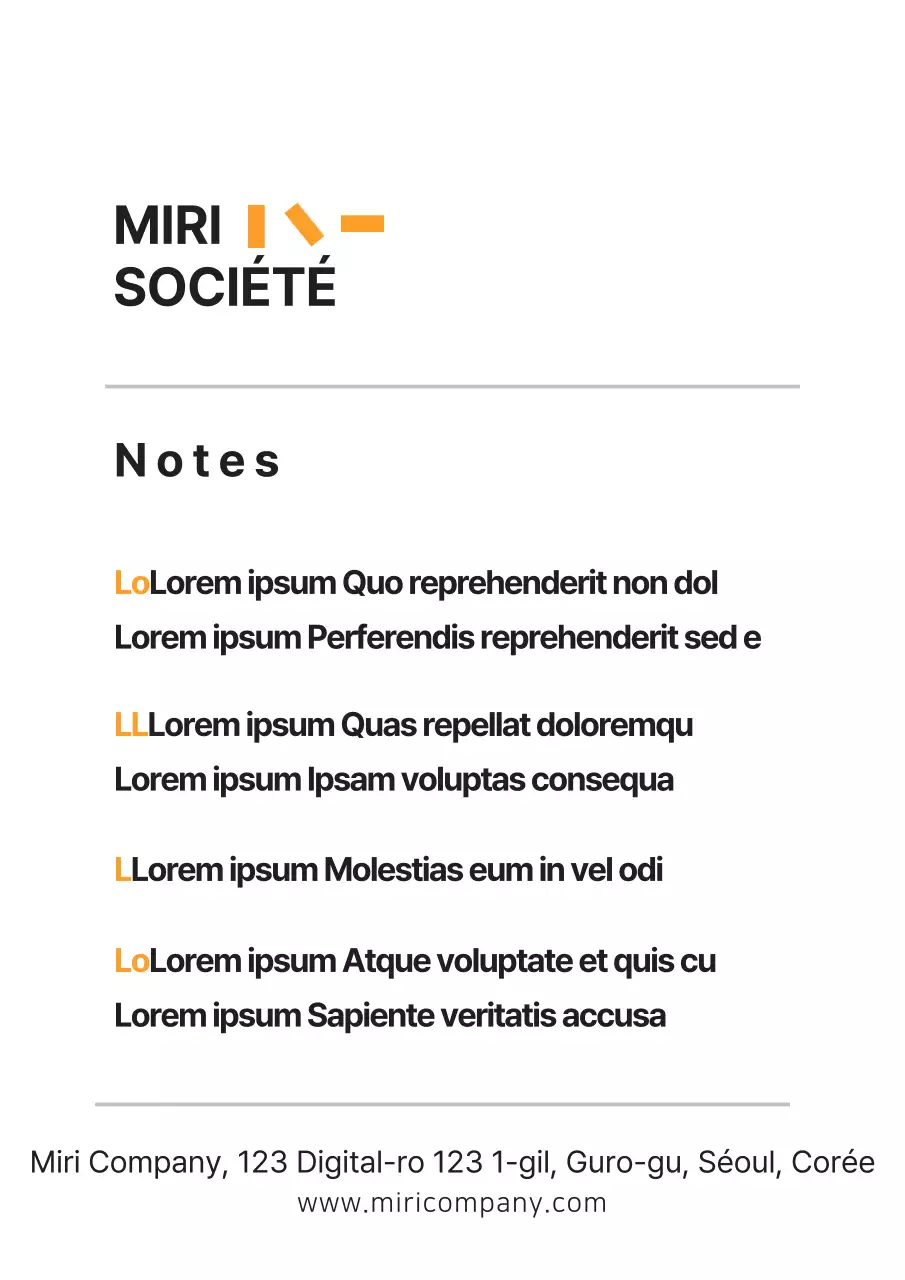 Carte d'employé d'entreprise simple en noir et blanc