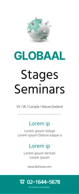 Strakke stijl in donker mint en zwart Over Intuïtie Seminars