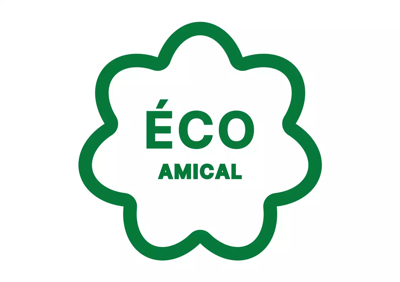 Combinaison simple d'icônes et de textes en vert et bleu Campagnes vertes