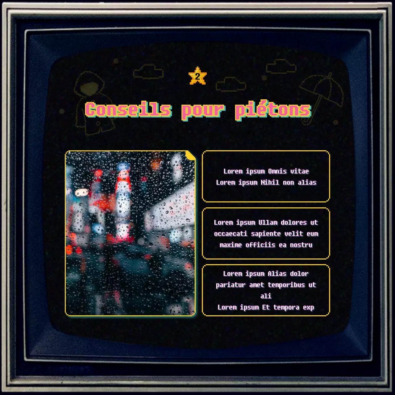 Comment se préparer à la saison des pluies avec un concept de télévision à l'ancienne