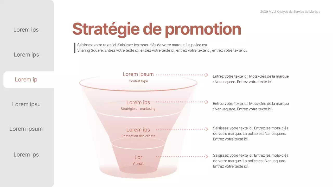 Rapport de consultation propre en dégradé rose-beige