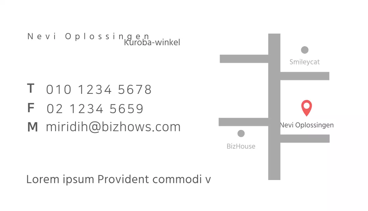 Visitekaartjes om je winkel te promoten