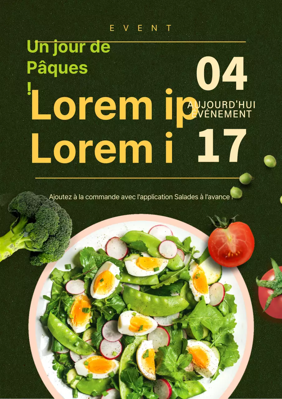 Salades en bleu Page de l'événement