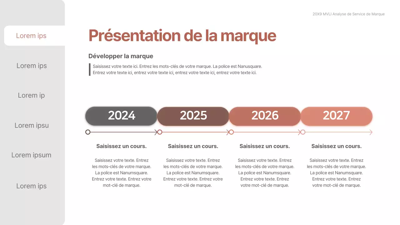 Rapport de consultation propre en dégradé rose-beige