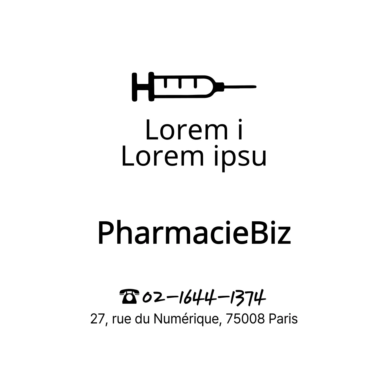 Sacs en plastique pour pharmacies