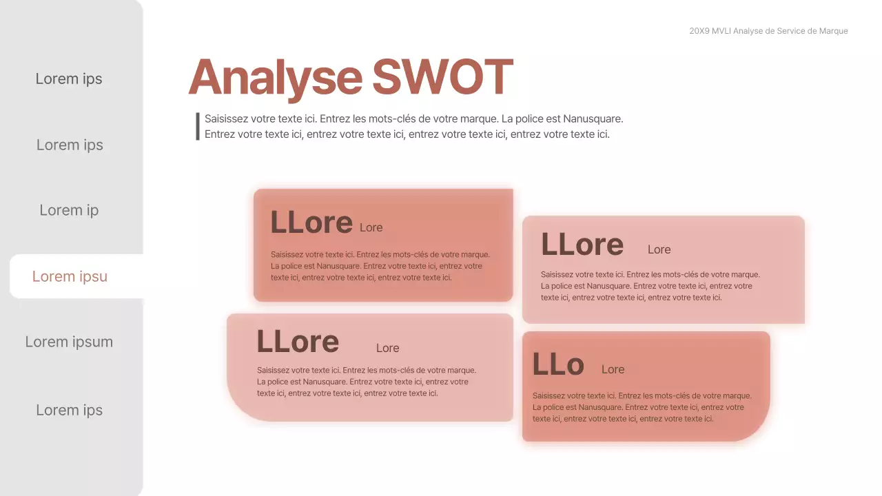 Rapport de consultation propre en dégradé rose-beige