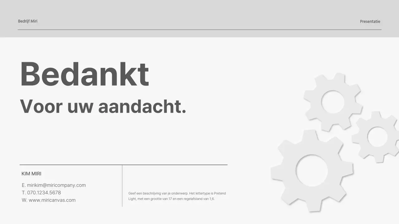 Voorstel met grijze, driedimensionale tandwielelementen