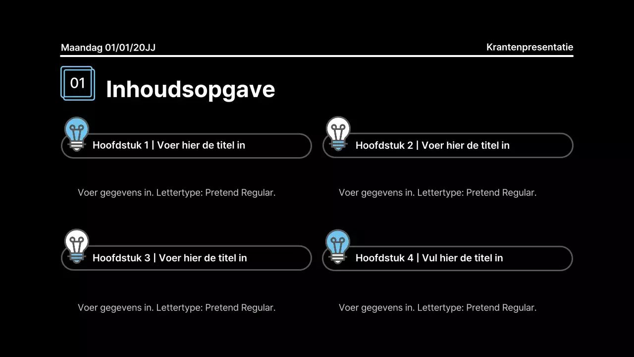 Aandachttrekkende presentatie met vette lijnen in een krantenconcept op een zwarte achtergrond