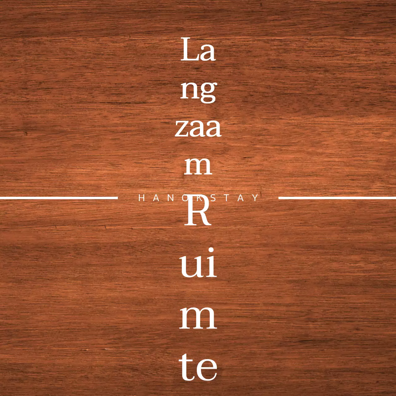 Hanok verblijf ontwerp met witte dakranden en een vereenvoudigd landschapslogo