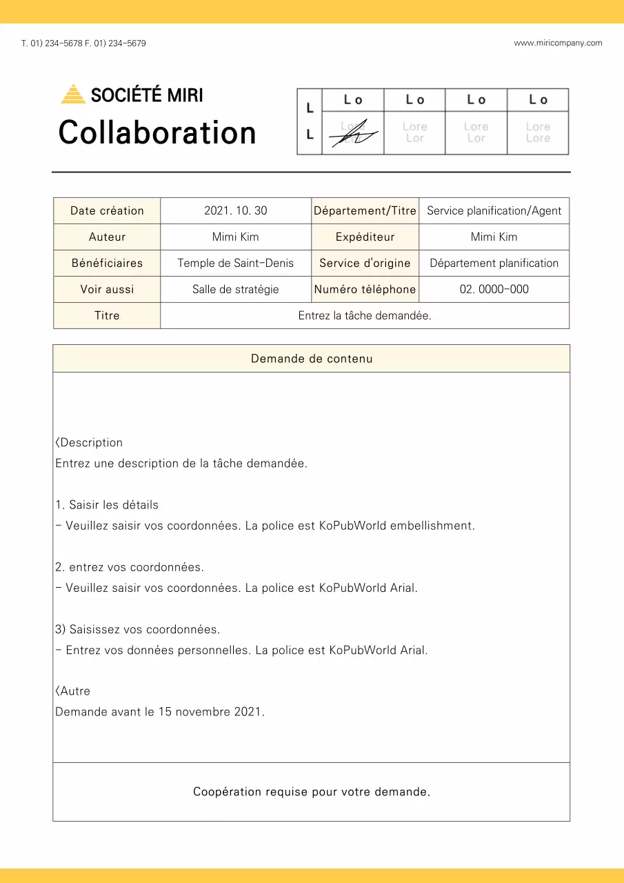 Coopération jaune-noir