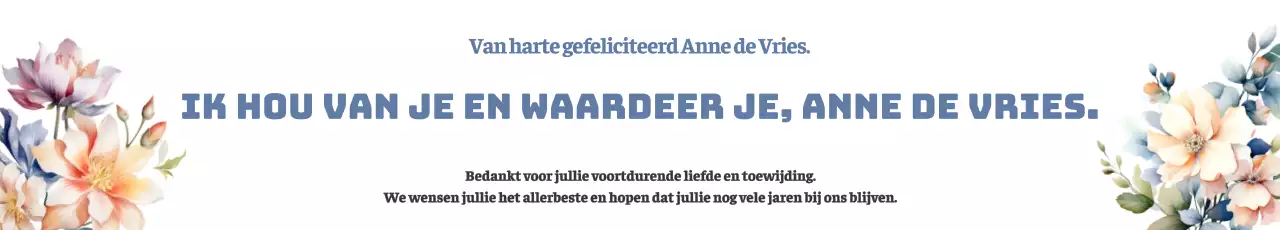 Gelukkige verjaardag promotie met veelkleurige bloemen op een witte achtergrond