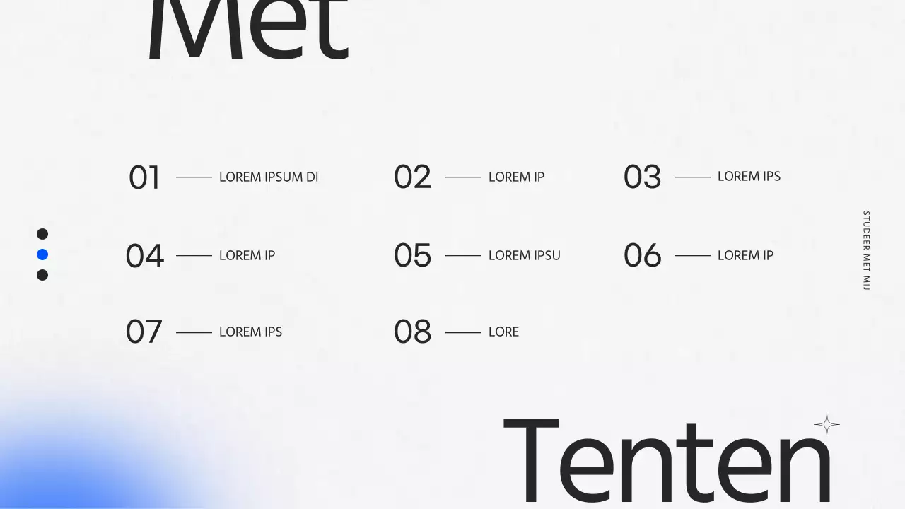 Kitscherige projectopdracht met paarse kleurverlopen