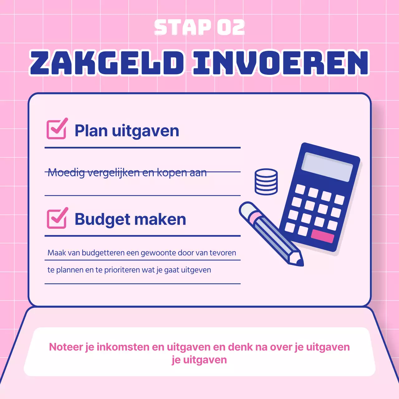 Kinderen leren hoe ze met hun roze en blauwe belastinggeld moeten omgaan