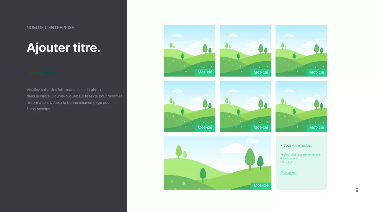 Profil de l'entreprise simple