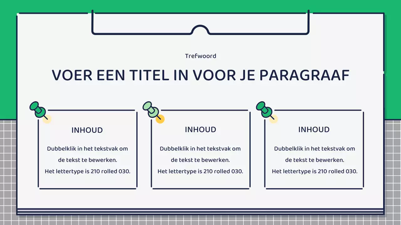 Presentatie over het ontwerpen van schattige basispictogrammen in groen en geel