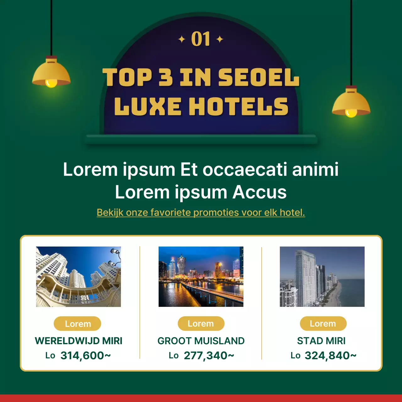 Aanbevelingen voor hotelarrangementen met een groen hotelthema